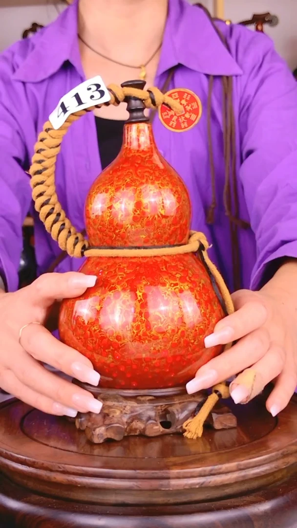 413大漆酒葫芦一物一拍 真葫芦真大漆