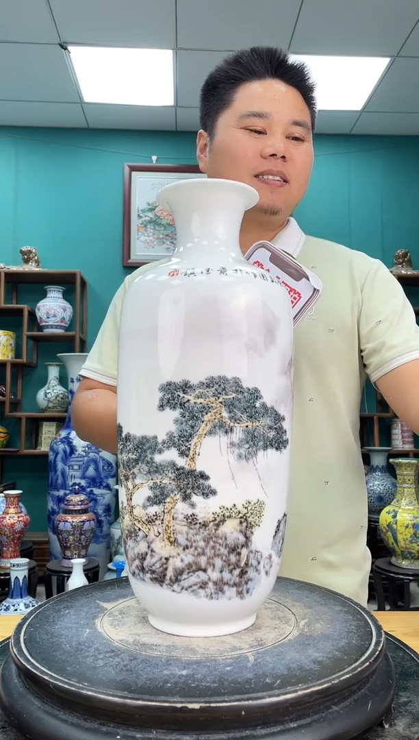 摆件301山水陶瓷摆件