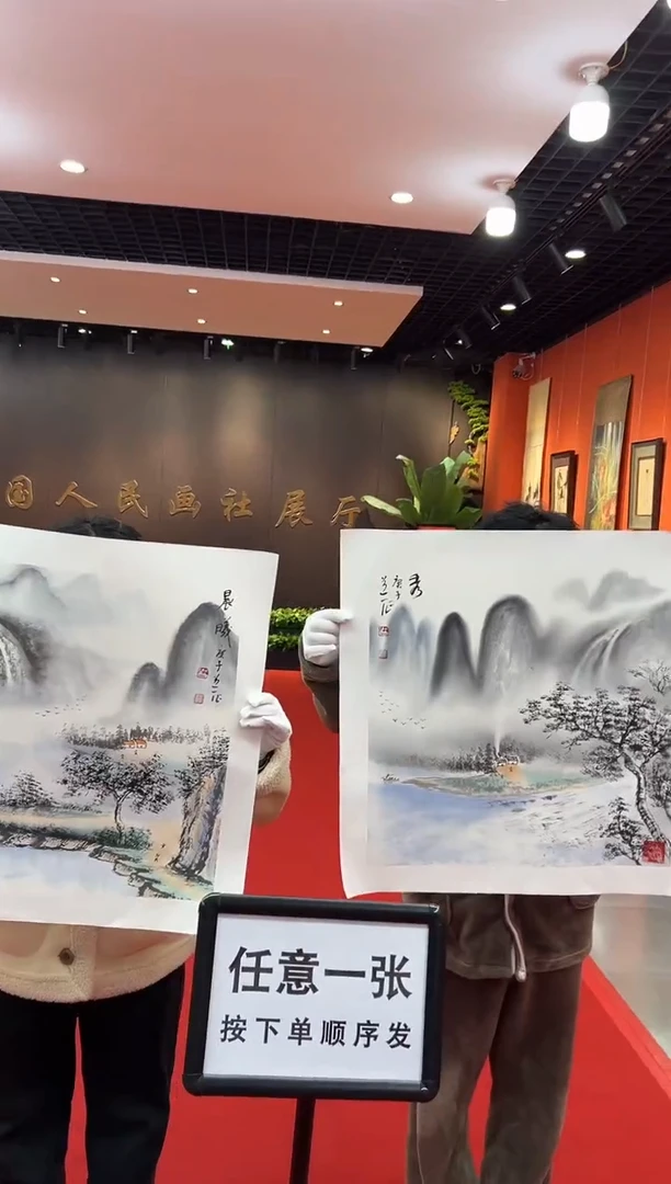 【闪购商品】国画道一老师亲笔绘画作品B10