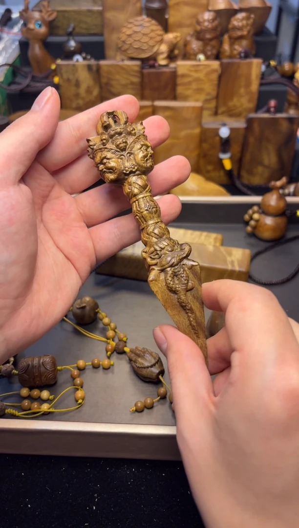 【闪购商品】楠木（金丝楠）其他降魔杵74