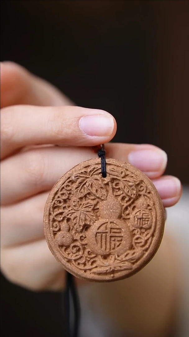 泥塑馥龄春圆形葫芦