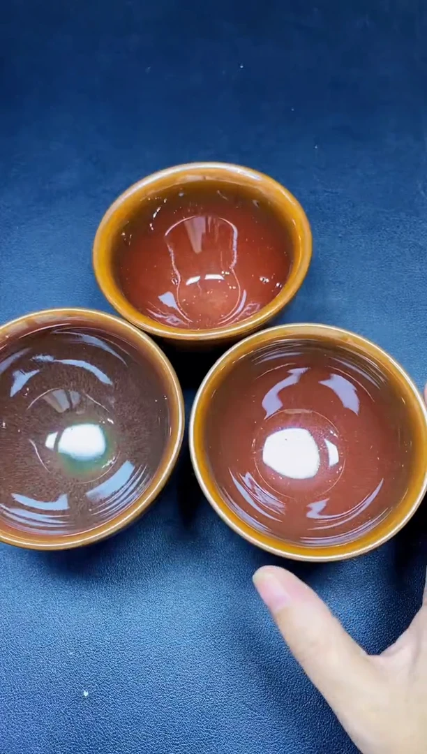 茶盏55三只微瑕
