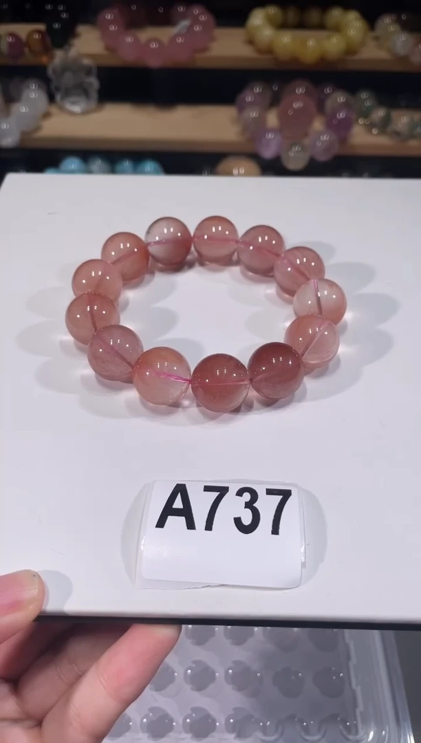 未镶嵌手链水晶A737红兔毛手链18