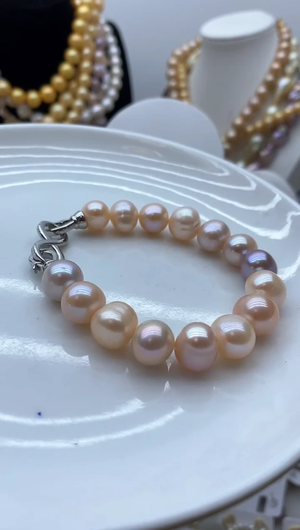 【闪购商品】淡水珍珠颈饰钛钢97