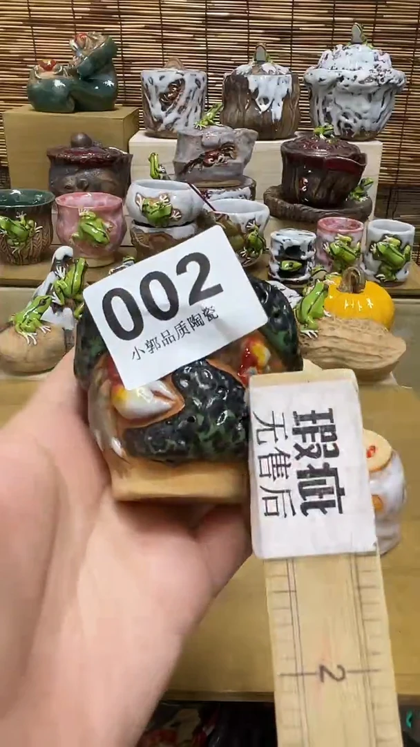 念*002精美粗陶手工柴烧