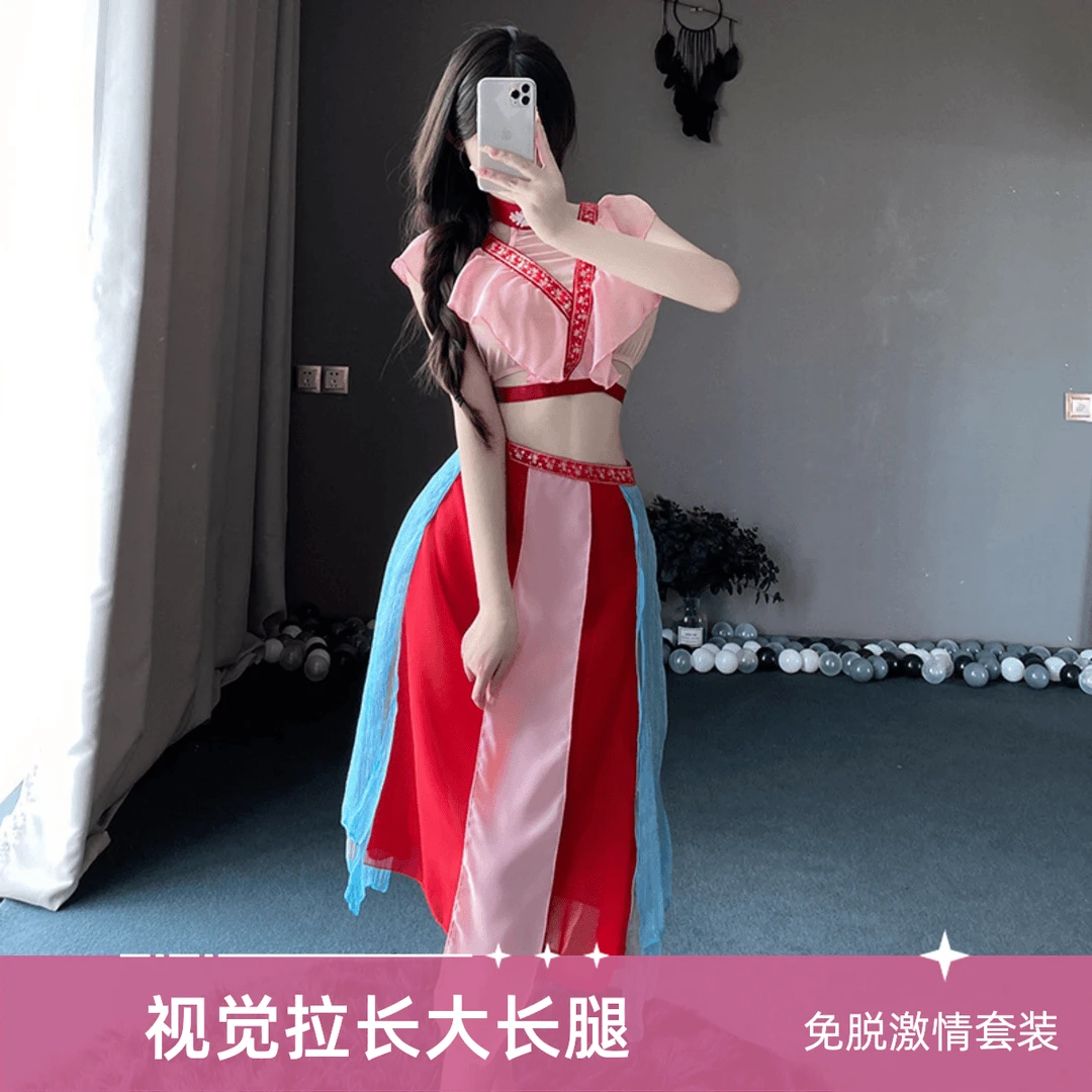 成人战袍趣味睡衣性感古风汉服诱惑飘逸制服异域风睡裙