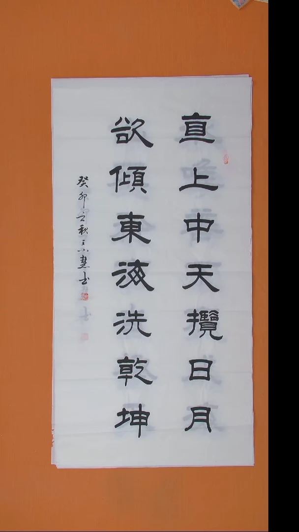 书法王小慧书法精品纯手写  陕西西安138*68