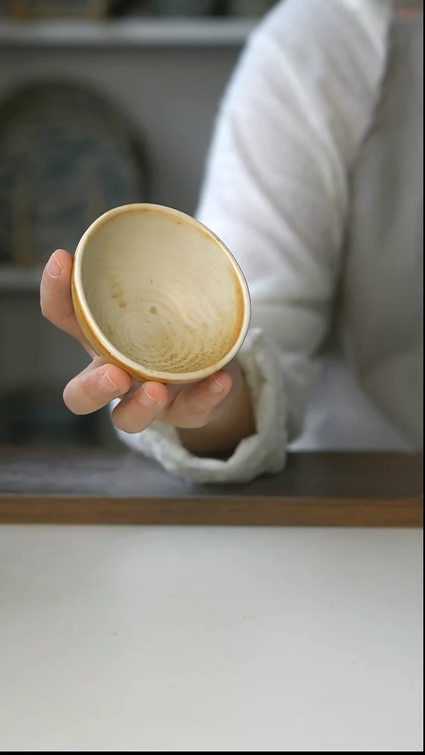 陶瓷DXC年轮蘸料碟8.5cm@4-2@微瑕