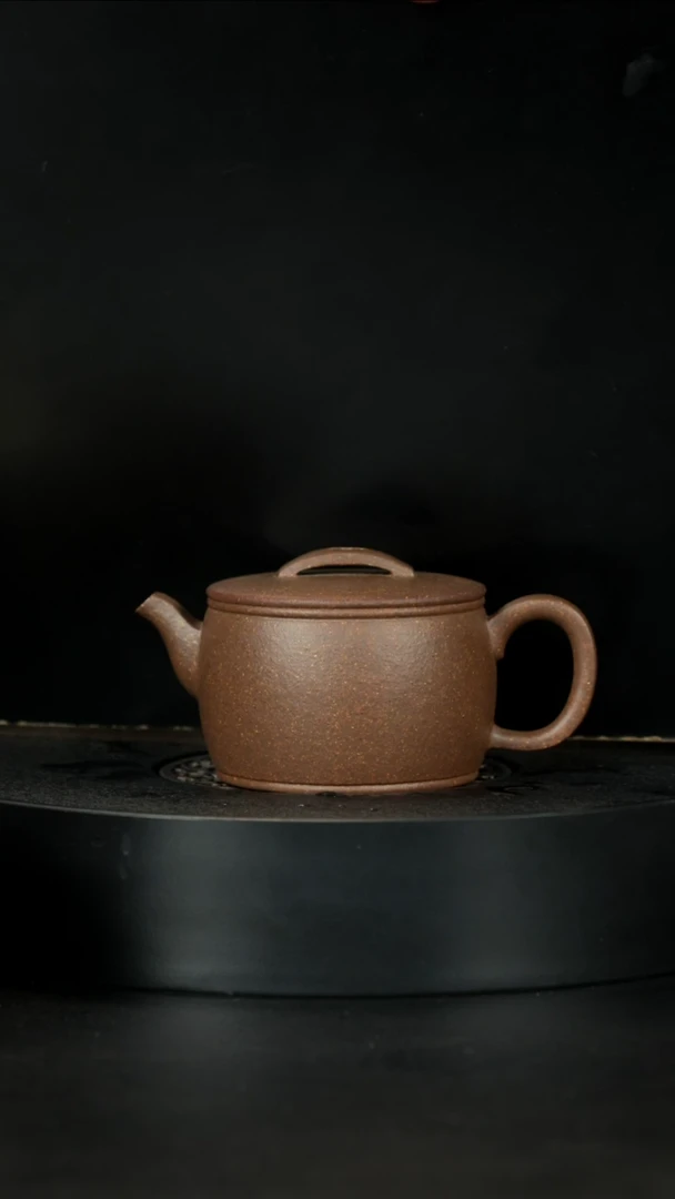 【闪购商品】紫砂茶壶全手工正价3500明清老宕口手磨桃花汉瓦