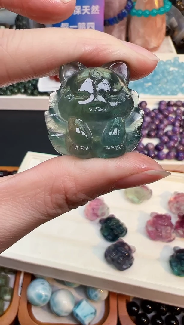 未镶嵌颈饰萤石25a多样性发其一/12.25/一单一颗