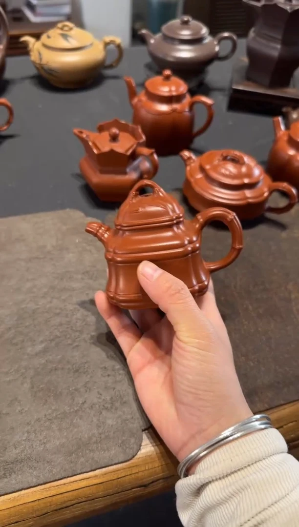 【闪购商品】紫砂茶壶四方竹鼎