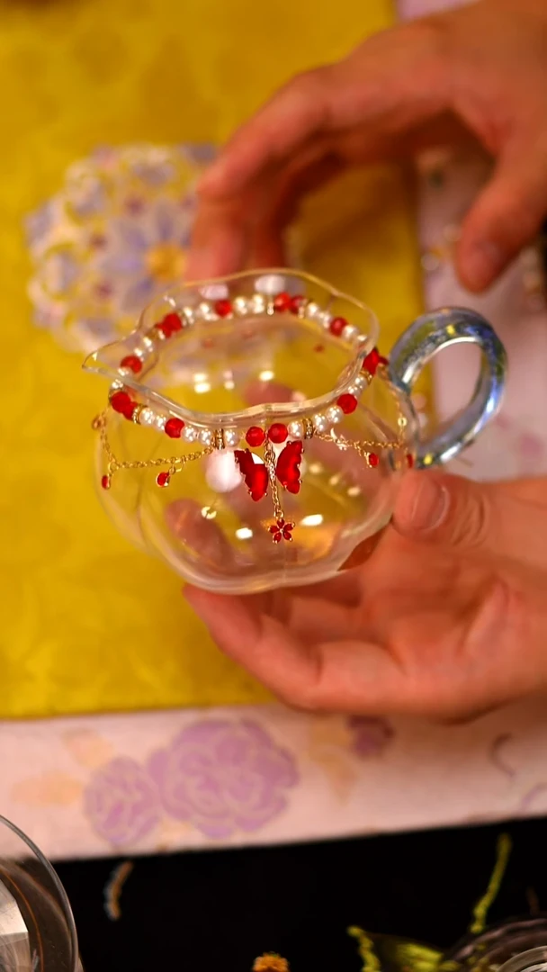 116公道杯公道杯提溜红白色