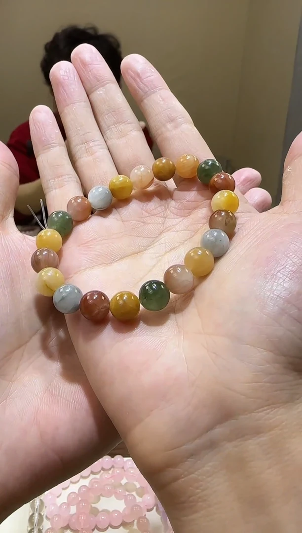 【闪购商品】水晶手链未镶嵌彩兔毛9