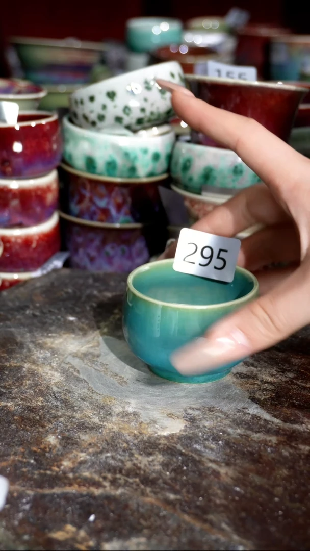 摆件精品窑变钧瓷茶器