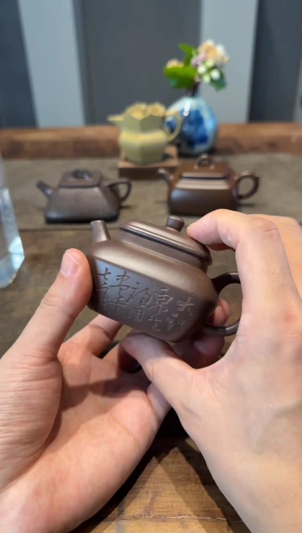 茶壶紫砂平*天青合欢
