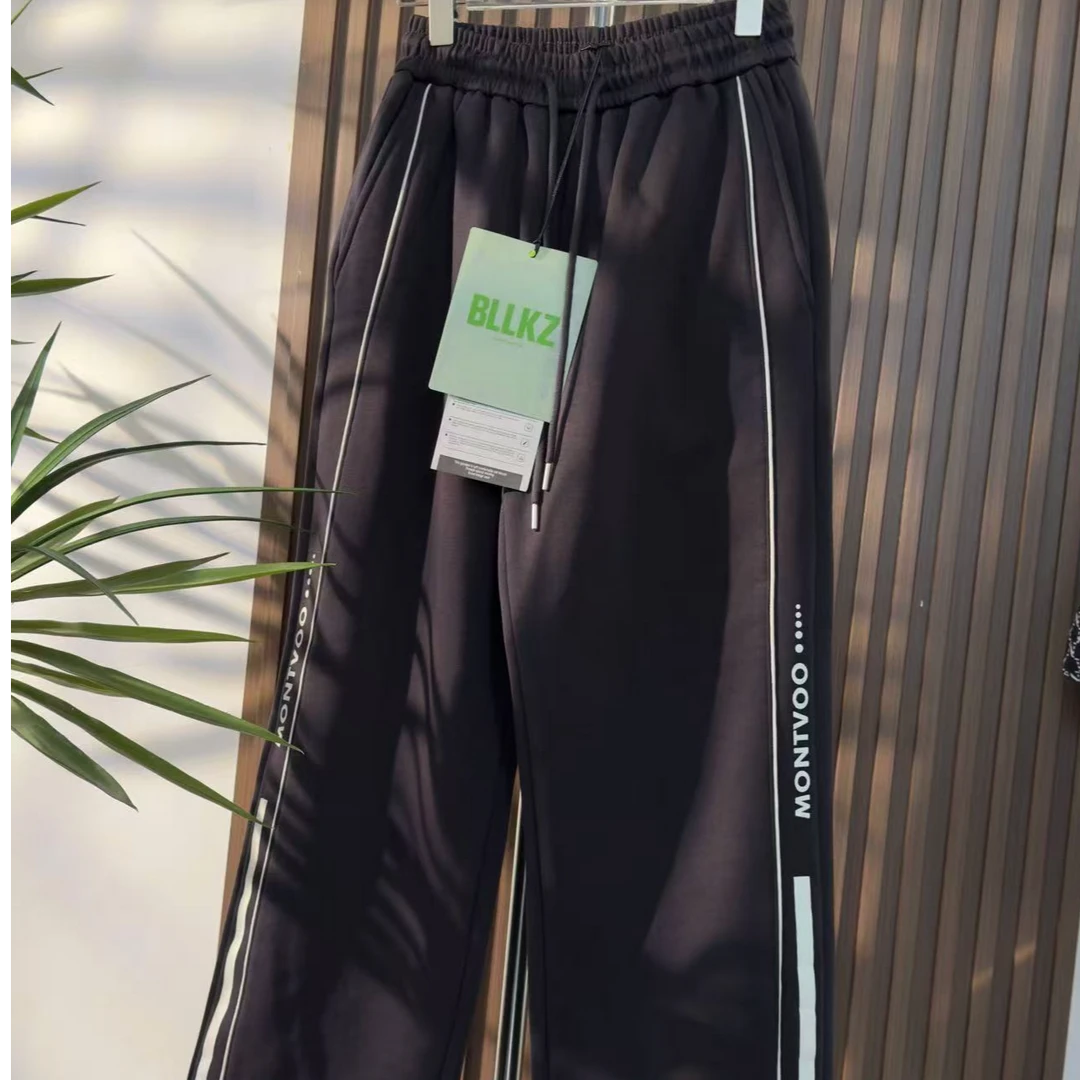 203～高品质青少年休闲加绒长裤