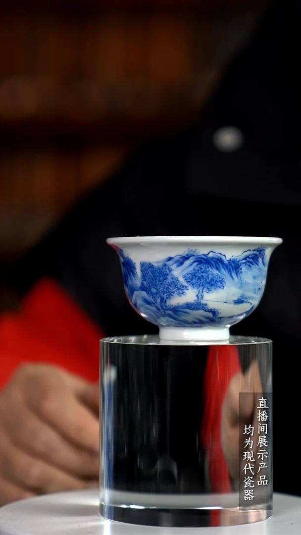 Y083诚意十足的直播间 茶具