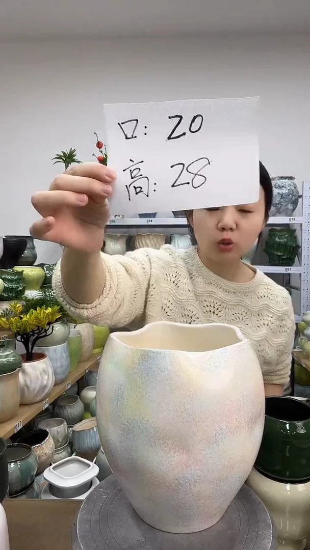 11.26陶瓷花盆直播链接高.   口