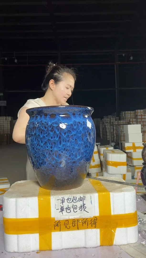 宜兴紫砂粗陶花盆28/31