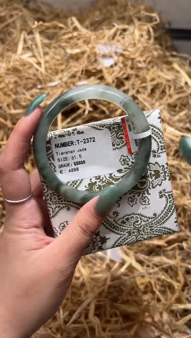 未镶嵌手镯石英质玉T2372B