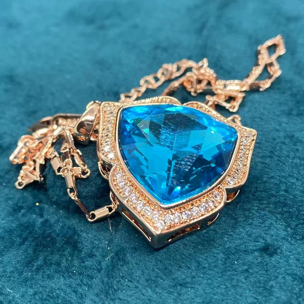 【南非库里南】NFKLN 高端奢华定制 海洋三角心吊坠 277