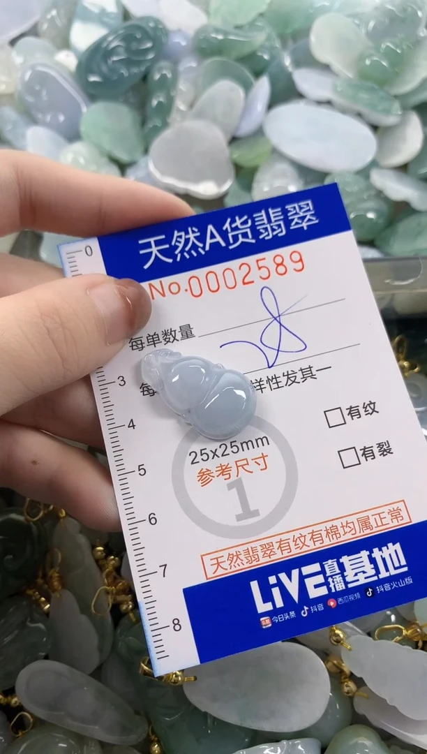 颈饰未镶嵌翡翠星****舟天然A货翡翠