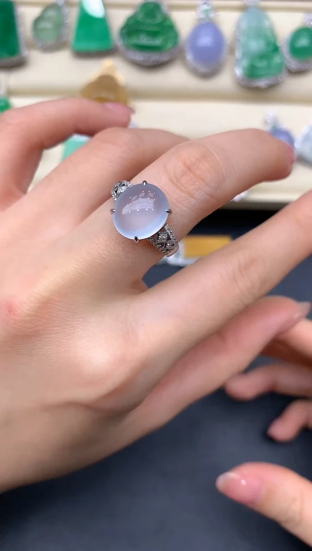 【闪购商品】翡翠戒指18K金镶嵌554-中国好珍宝