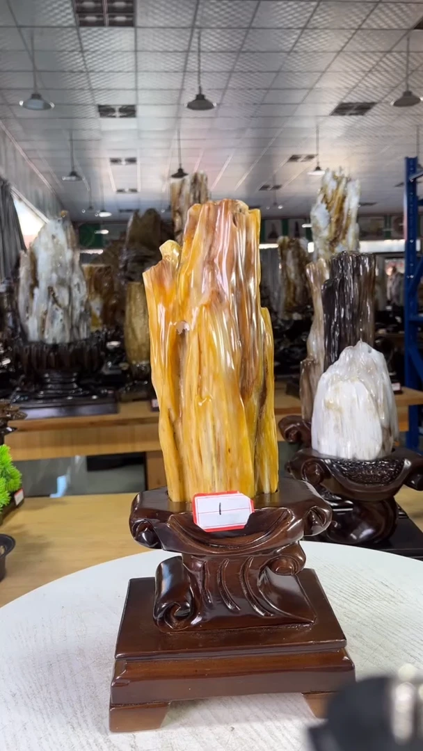 未镶嵌珠宝奇石硅化玉500