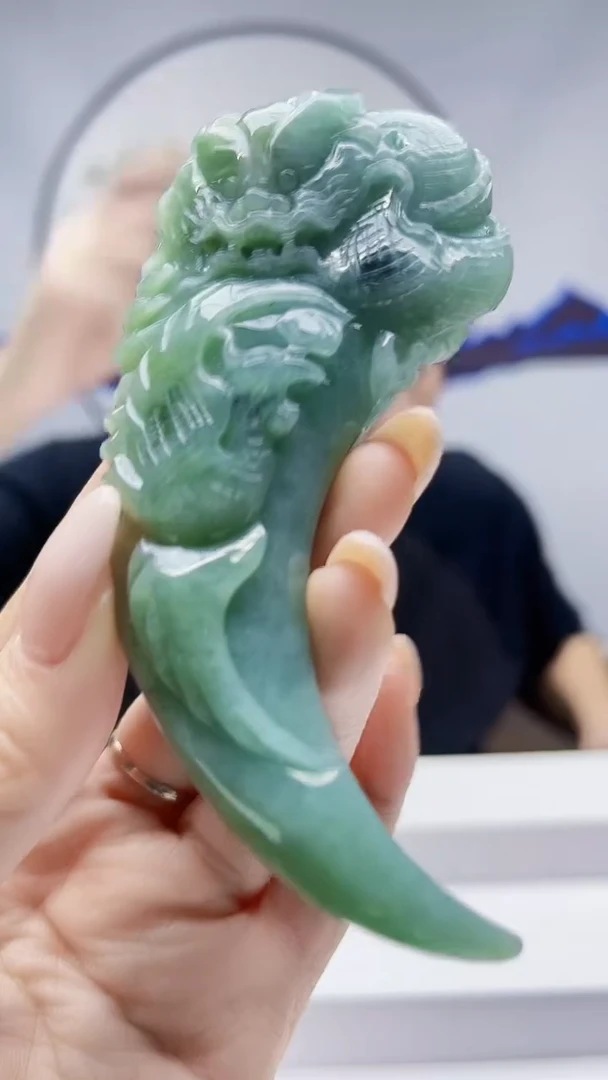 未镶嵌定制翡翠毛货挂件26