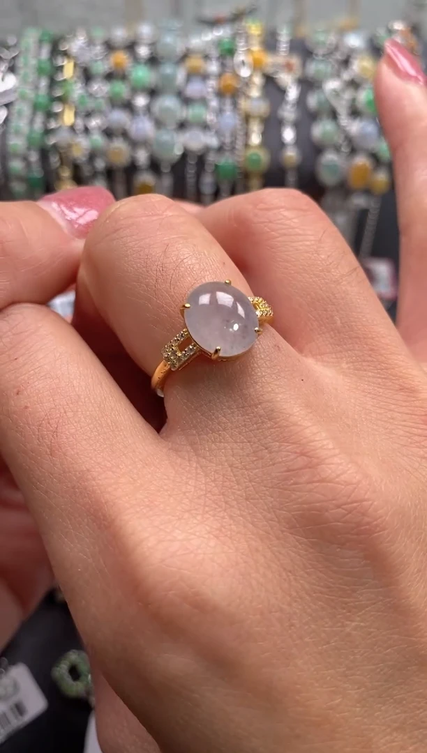 【闪购商品】翡翠戒指银S925镶嵌111111111     1