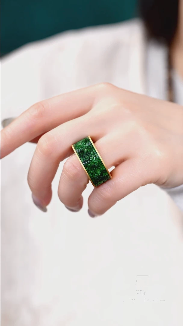 吊坠(不含链)未镶嵌翡翠戒指3   14圈口