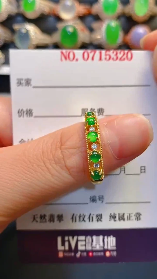 银S925镶嵌翡翠耳饰天然