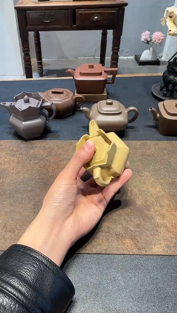 茶壶紫砂秦*本绿小僧帽