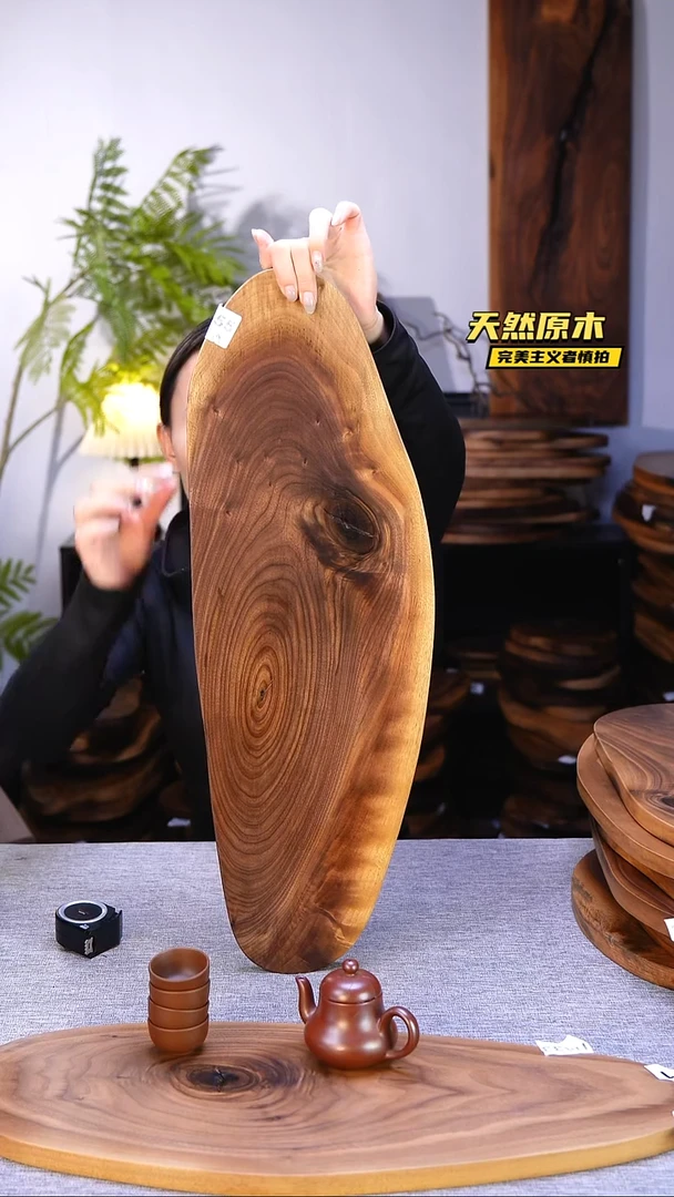 木北美黑胡桃原木.干裂疤结不属于商品质量问题完美主义者慎拍