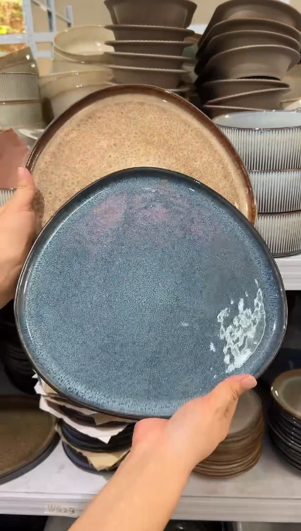 陶瓷外贸尾货瑕疵满20包邮X2 大盘