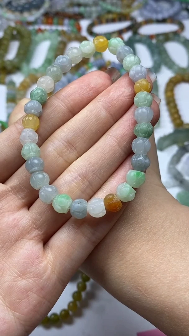 未镶嵌定制翡翠毛货定制不退不换