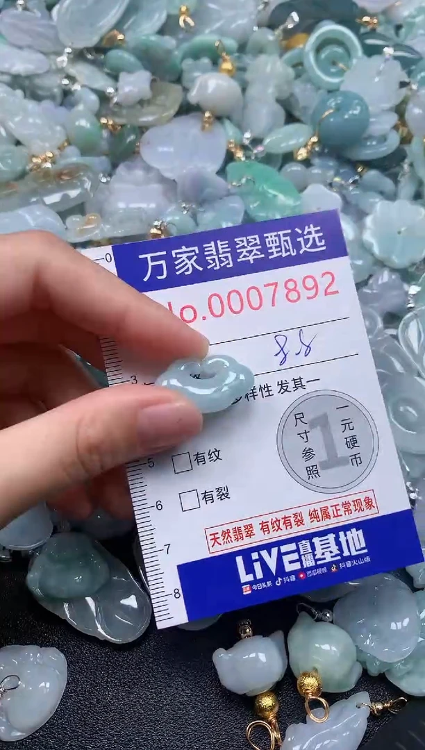 吊坠(不含链)未镶嵌翡翠7892