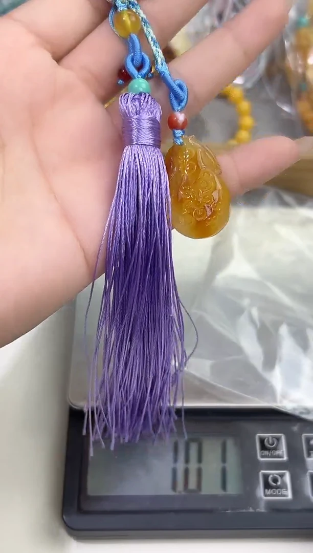 裸石琥珀未镶嵌琥珀蜜蜡吊坠