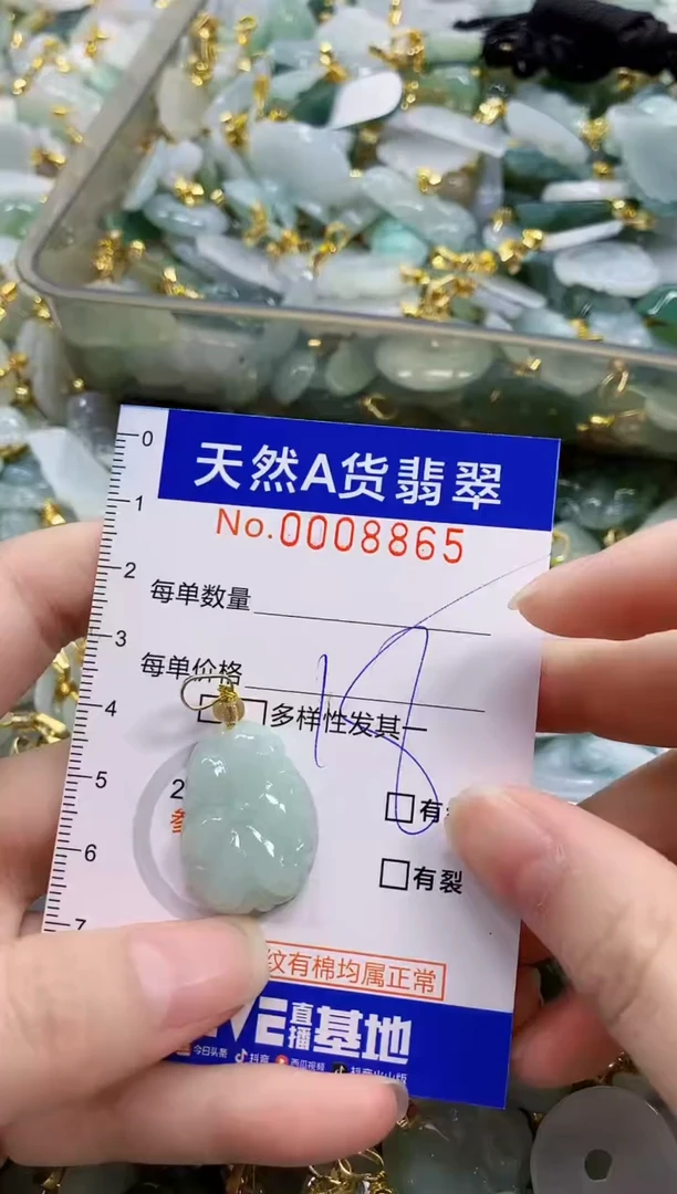 颈饰未镶嵌翡翠天然A货翡翠