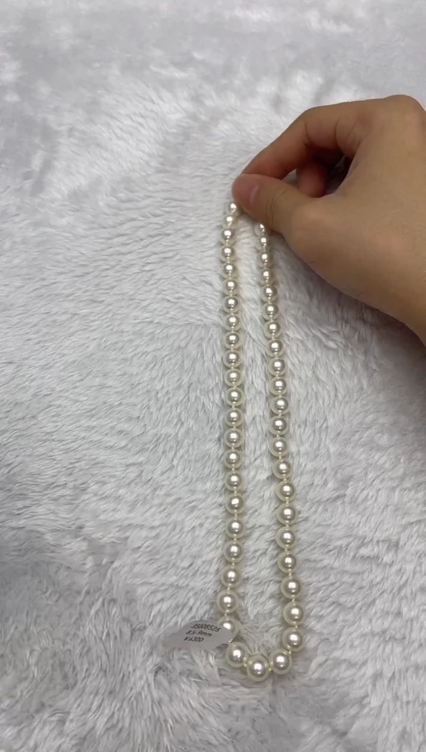 项链银S925镶嵌海水珍珠AK8.5-9mm