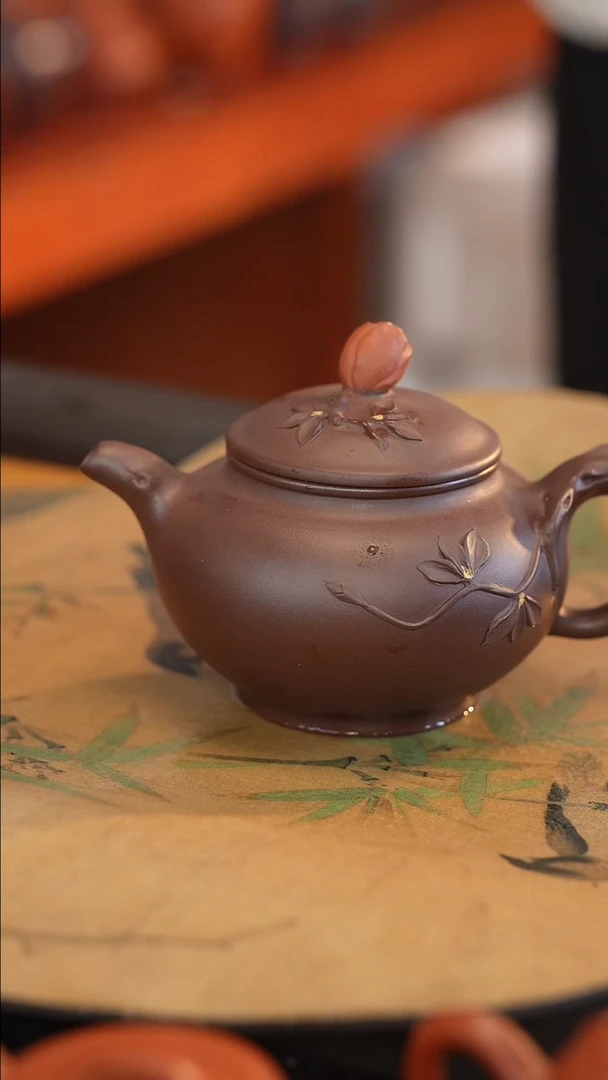茶壶紫砂原矿手工制作