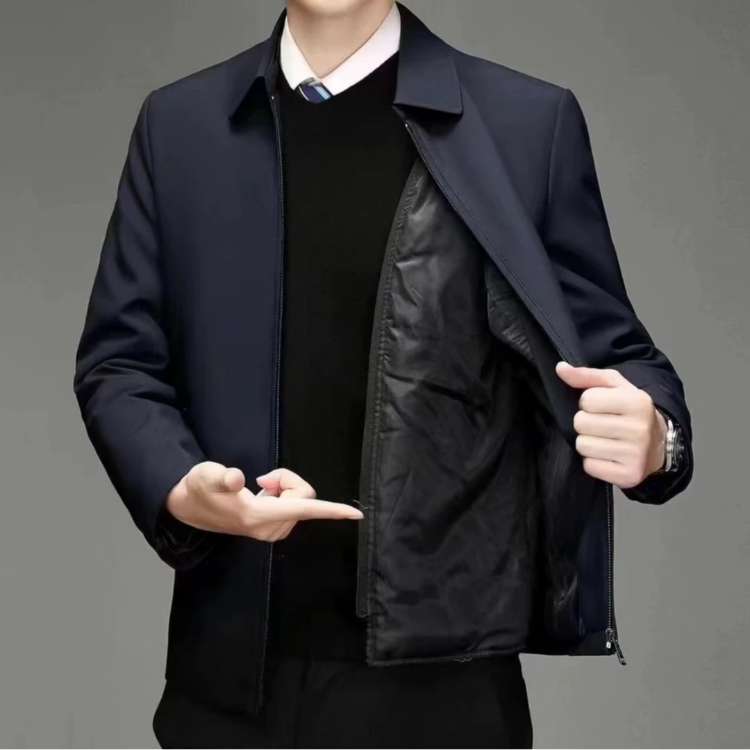 线下699#冬季男士拉链翻领夹克外套8868