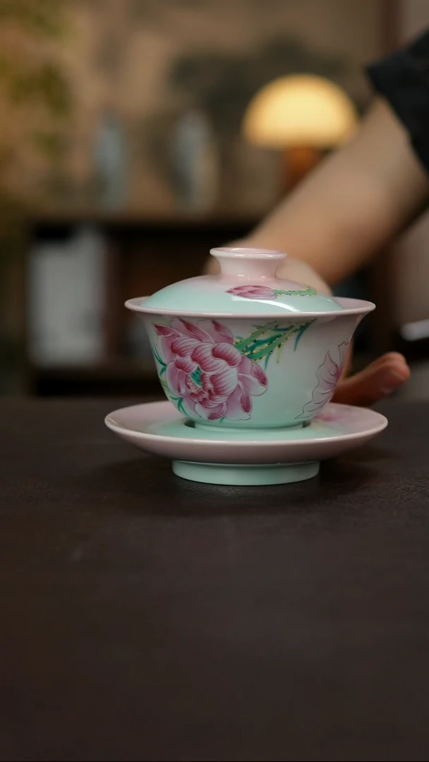 杯景德镇陶瓷杯碗柴烧多人