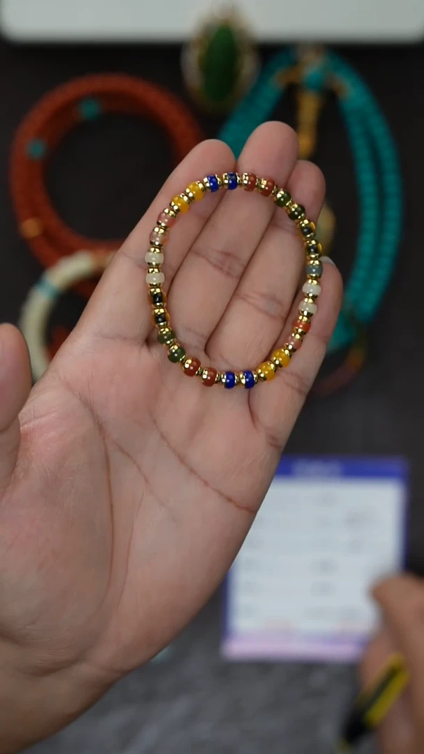 玛瑙/玉髓手串未镶嵌多宝手串