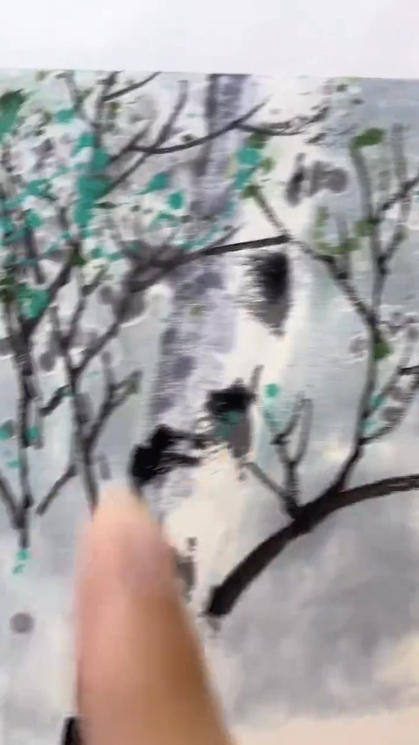 国画郑乐华手绘绘画作品16-11