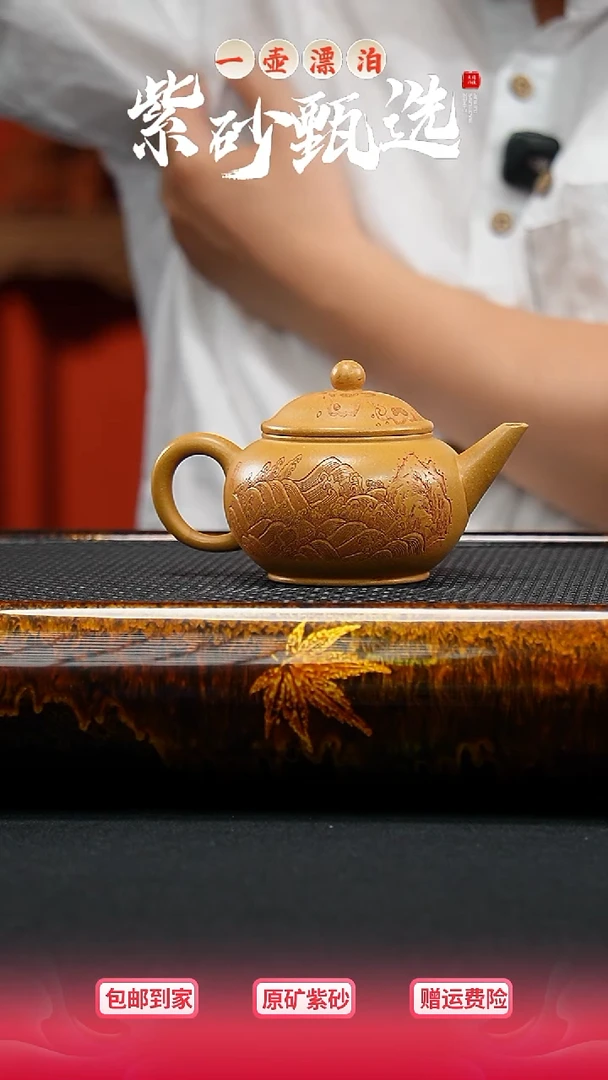 茶壶紫砂  一壶漂泊紫砂壶