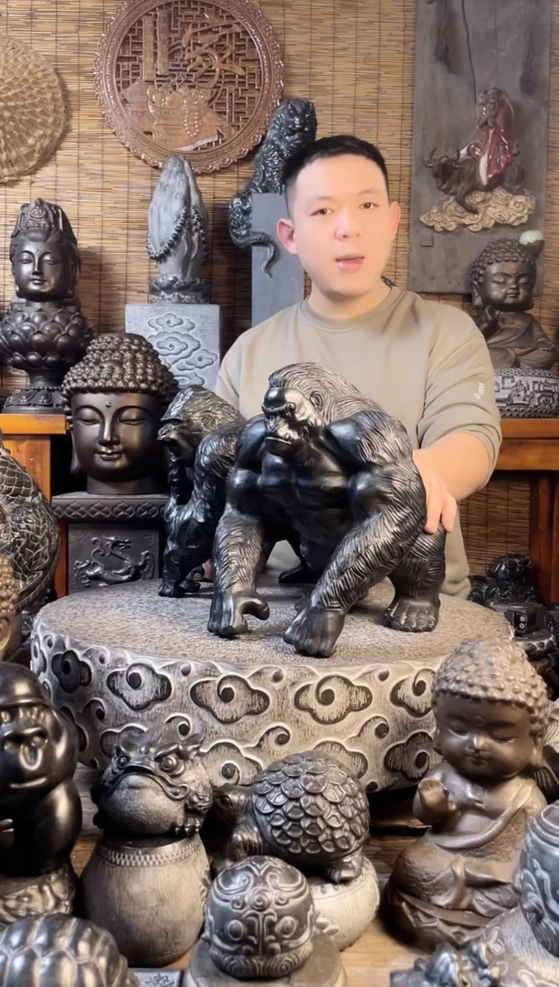 【闪购商品】30新款金刚天然青石雕刻