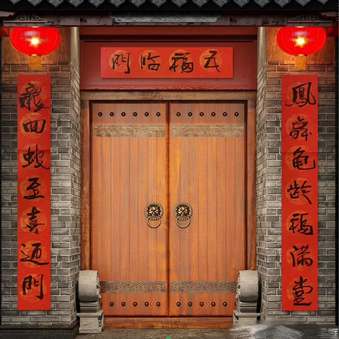 蛇年新春手写对联佳节必备（拍2件送福字）