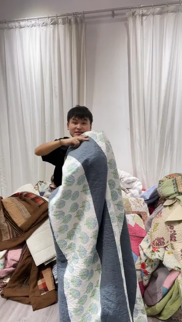 棉200*230纯棉床盖133号微瑕