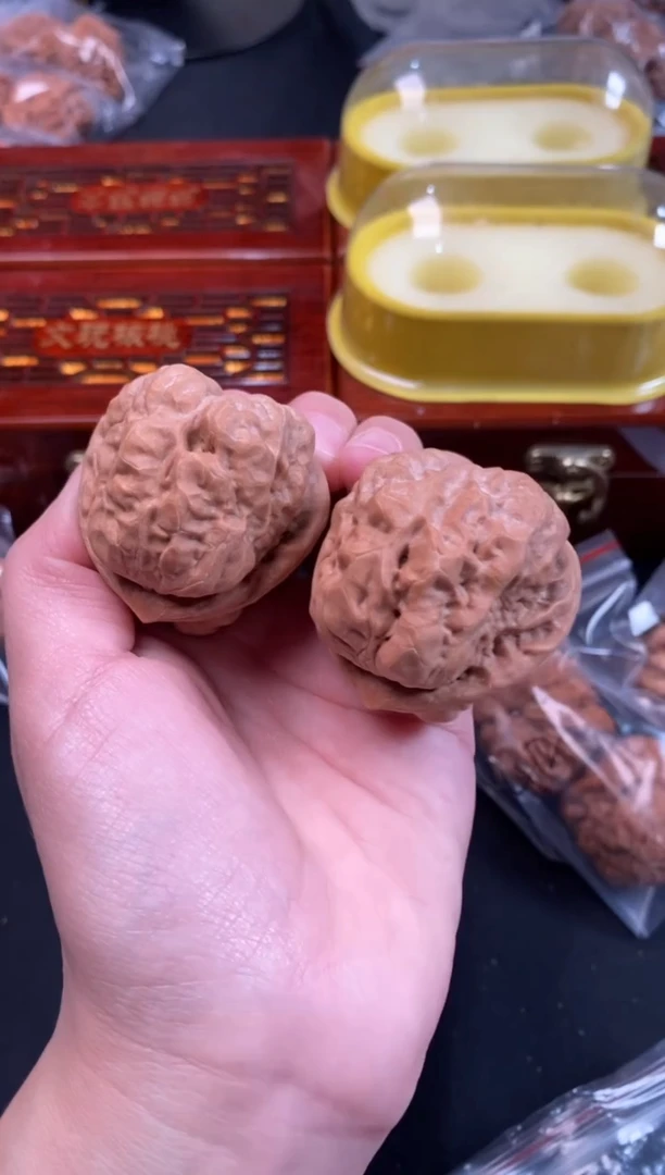 把件文玩核桃三角蛙41尺c947